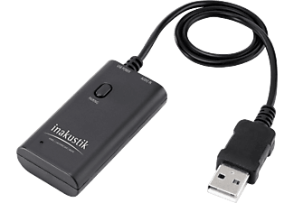 INAKUSTIK 415009 - Bluetooth Audio Transmitter (Schwarz)